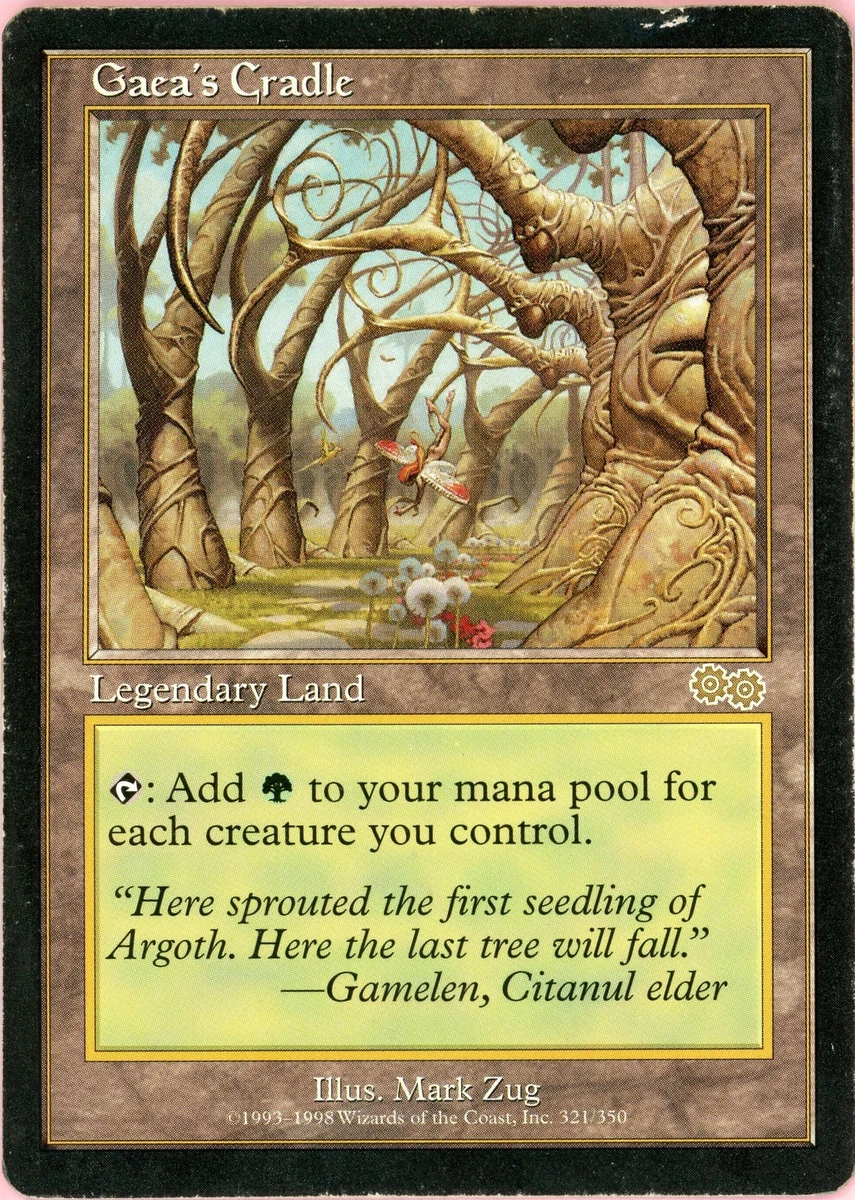Gaea's Cradle Magic: The Gathering Trading Card Games Urza's Saga