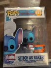 Funko POP Disney Lilo & Stitch #978 Stitch as Baker NYCC Exclusive w/ protector