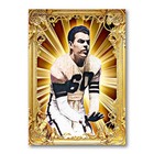 Otto Graham Golden Icon Art Card 01/20 Starpop Signed Football Short Print