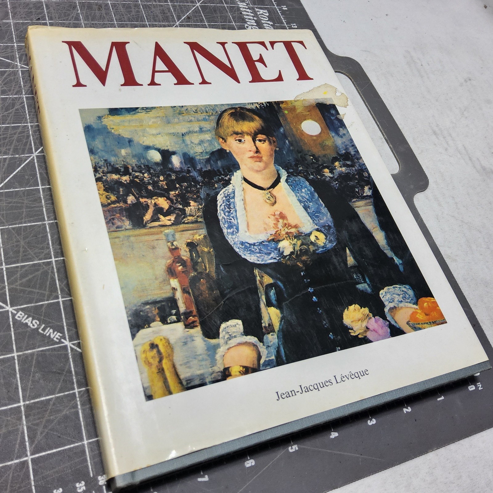 MANET by Jean-Jacques Leveque Hardcover 9x12 art vintage 1990 picture book