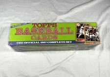 Topps Official 1987 Complete Set 792 Baseball Cards Factory Sealed