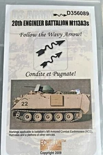 Echelon Decals D356089 1/35 20th Engineer Battalion M113A3s