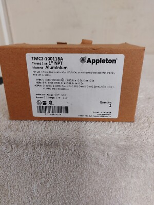 APPLETON TMC2-100118A 1'' CABLE CONNECTOR