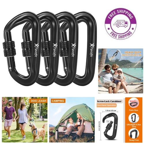 PANDENGZHE Locking Carabiner Clip With Swivel Ring - Ideal For - View #11