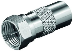 f stecker auf koaxial stecker