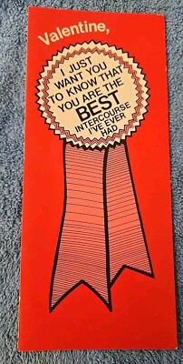 Valentine's Card  - Adult Humor  - X-Rated