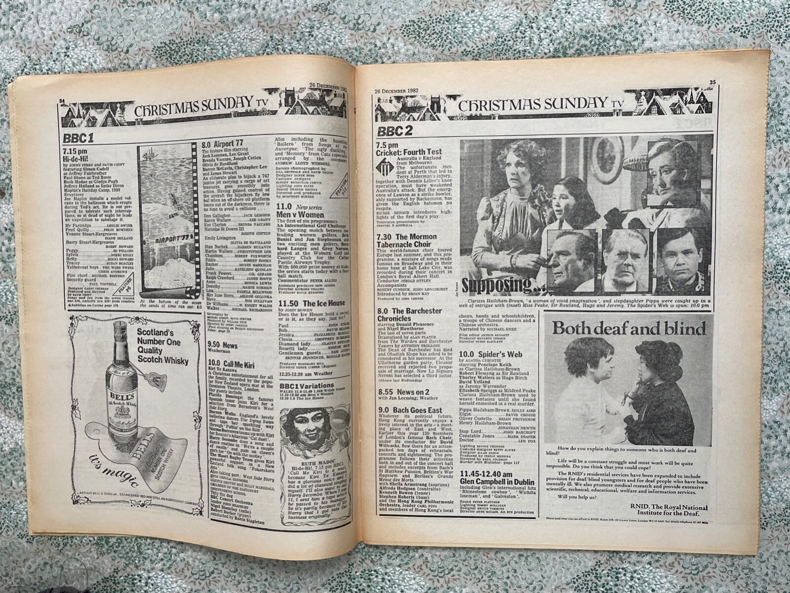 RADIO TIMES Christmas double issue December 1982 January 1983. London