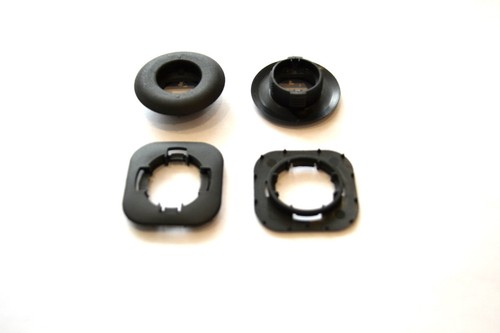 Carmats BLACK Fittings Fixation Clips for Honda Floor Mat Fasteners Set 2 pcs - Picture 4 of 14