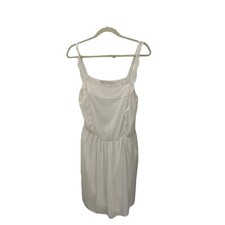 Zara Trafaluc Dress White Women's Size Large Excellent Used Condition