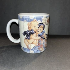 Vintage I LOVE MY BEAR 1998 Lang and Wise NITA SHOWERS Coffee Mug