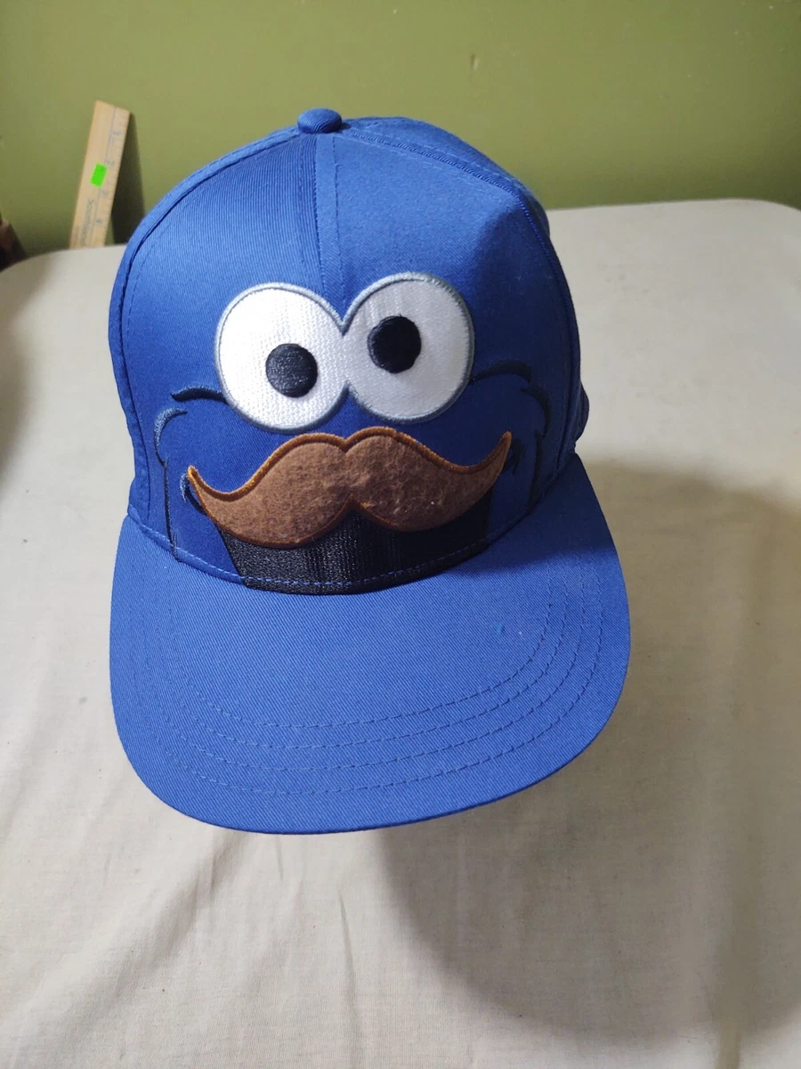 Sesame Street Cookie Monster Hat Snap Back Adult Size