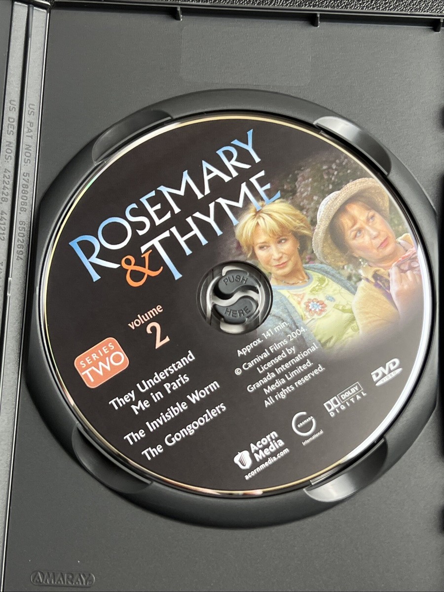 Rosemary & Thyme - Series 2 (DVD, 2006, 3-Disc Set) VG | B2G1FREE