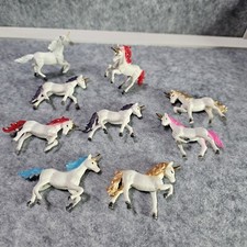 Lot Of 9 Unicorns    Unique Easter Egg Filler Multiple Poses  Colors