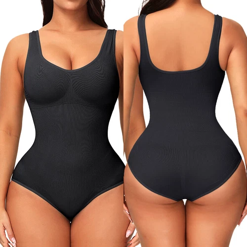 Fajas Colombianas Reductoras Jumpsuit integrierter BH Ganzkörper Body Shaper Top - Bild 34 von 49