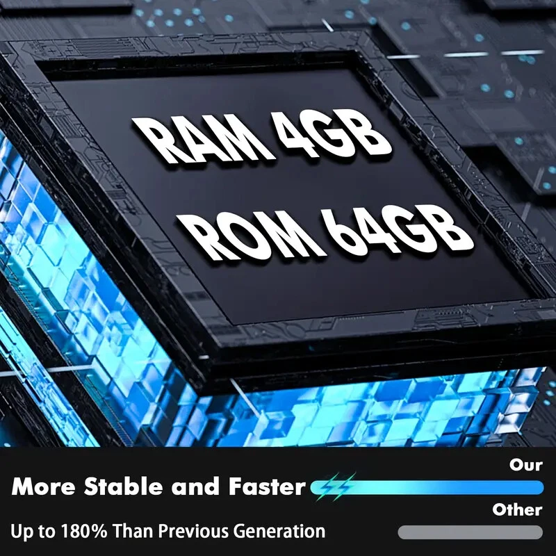 7" Android 14 Carplay Car Stereo Radio GPS Navi WiFi BT 4+64GB Double 2Din - Image 2 of 4