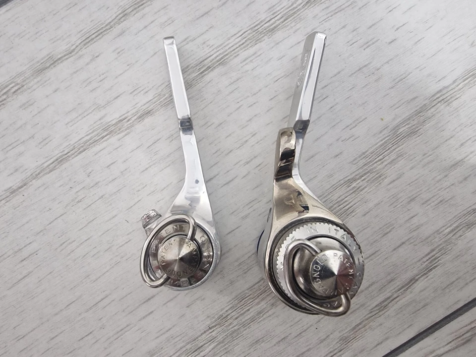 Cambios de fricción de tubo descendente Syncro "Kit Comandi" Campagnolo C Record de colección Nuevo de Lote Antiguo Foto 3 de 4