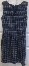 Banana Republic Blue Tweed Dress Size 4