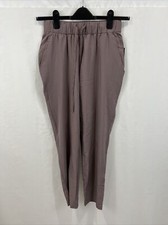 Mono B Women’s Purple Mauve Pants Size Small Pull On Athleisure Lightweight