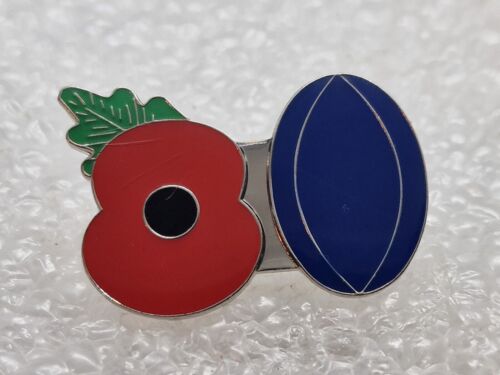 2023 Rare New Collection   Rugby Poppy Badge Scotland Scottish Union Services  - Picture 1 of 2