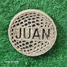 Personalized Metal Golf Ball Marker for Juan