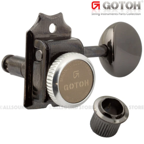 GOTOH SD91-MGT-05M Magnum Lock Vintage Locking Tuners for Strat Tele COSMO BLACK