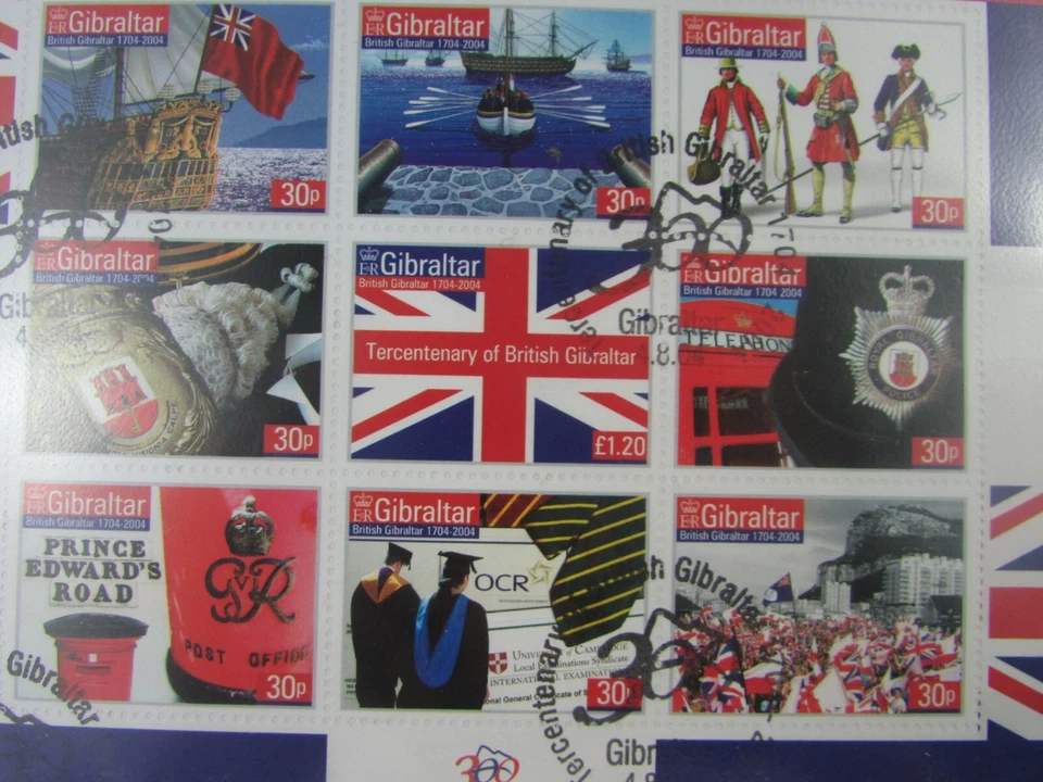 Gibraltar SC #965 2004 The Crown Colony barco bandera militar sellos usados SS Foto 2 de 2