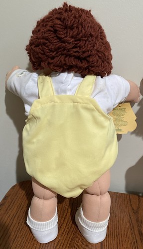 Vintage Cabbage Patch Kids Blonde Brown Bald Lot Yellow Outfits TLC (LL) - Picture 6 of 12