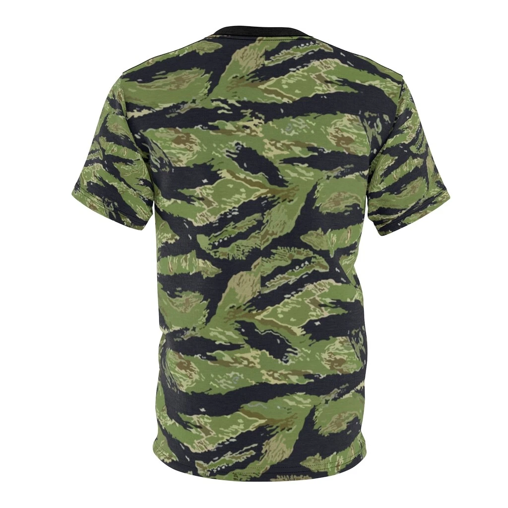 3D AOP Military Tiger Stripe Jungle Camouflage Shirt