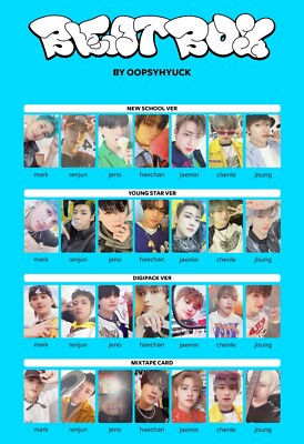 ジェミン　beatbox トレカ デジパック NCT Dream Beatbox official photo card NEW SCHOOL YOUNG STAR