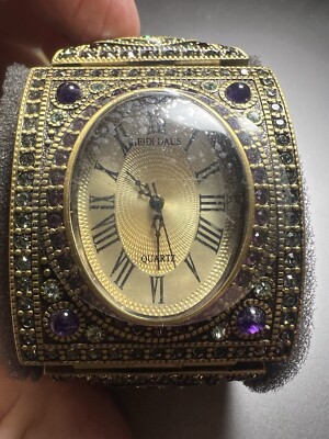 heidi daus watch Cuff Extra Link Amazing Rhinestones With Original Tags And Box