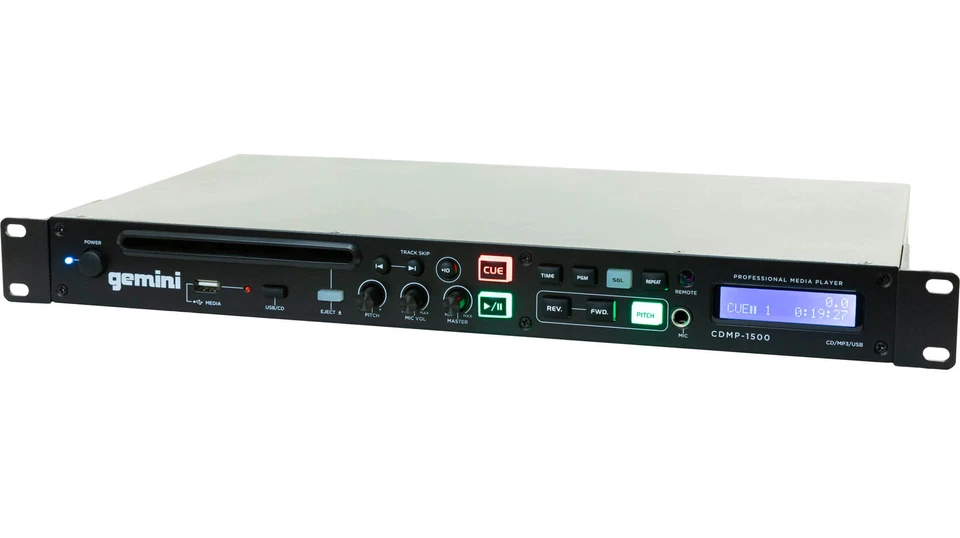 Gemini CDMP-1500 - CD Media Player MP3 USB - Für Bars, Tanzstudios, uvm. - Bild 3 von 4