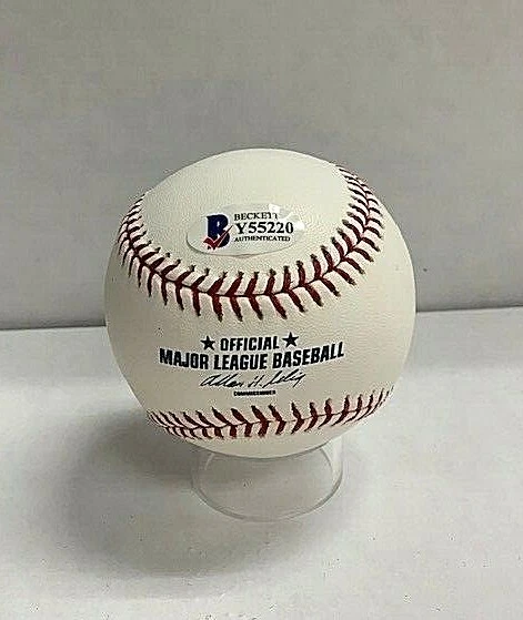 Johnny Bench Signed Retirement Official MLB Baseball 20/250 Beckett BAS Reds - Image 2 of 2