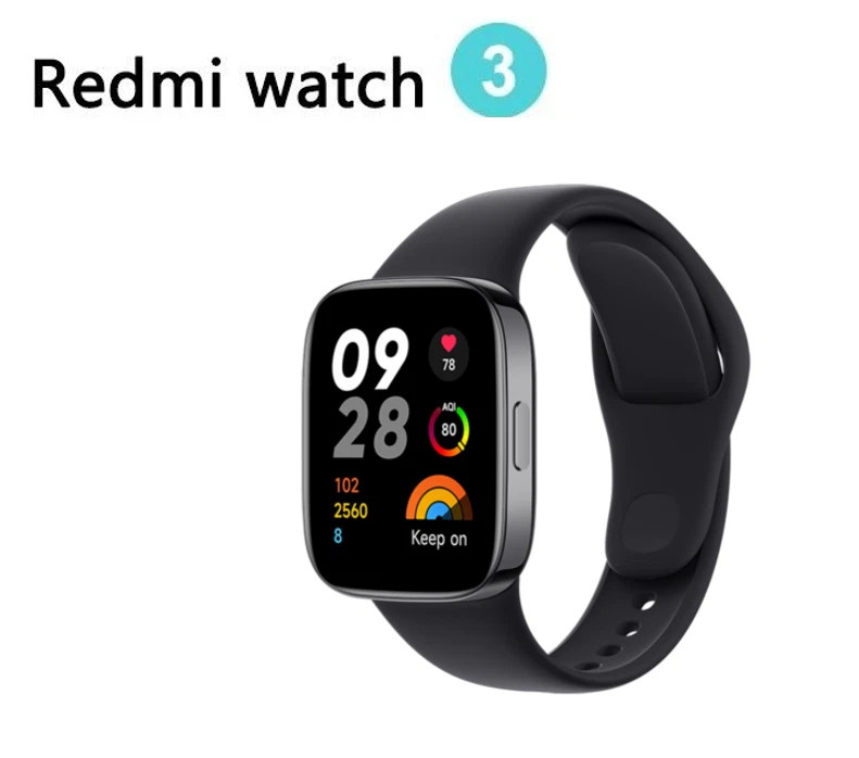 Xiaomi Redmi Smart Watch 3, 1.75 Inch AMOLED Touch Display, 5ATM Water  Resistant, 12 Days Battery Life, GPS, 120 Workout Mode, Heart Rate Monitor