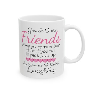 Schöne Beste Freunde lustige Tasse Geschenk Mama Freund Kollegin Dankeschön Geschenk