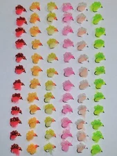 Sucker Sparkle Spawn Bead Head  Assortment Size 10 (per 72)
