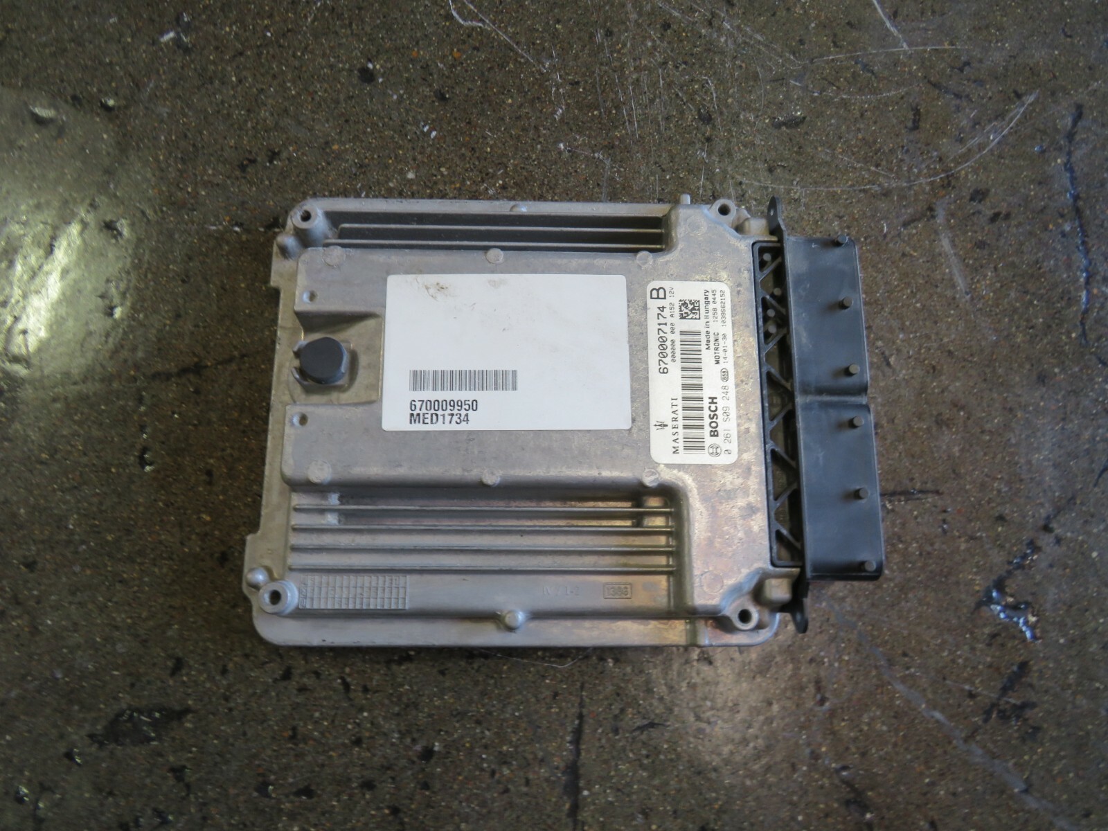 Maserati Ghibli, Engine/Motor ECU Module, Used, P/N 670009950
