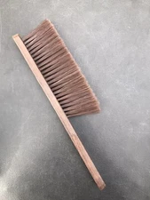 14" Bench Brush WOOD Shop Brush, Dust Brush HANDLE Car Home Workshop