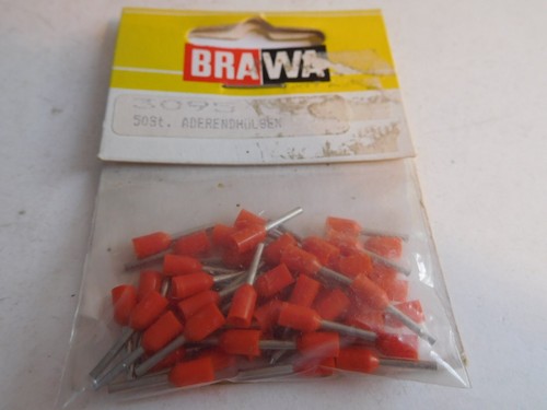 ++ U24 BRAWA 3095 50 piezas manguitos terminales rojo NUEVO | Zustand: Gebraucht