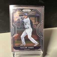 Taylor Jones 2021 Panini Silver Prizm Tier II #184 ROOKIE RC Houston Astros