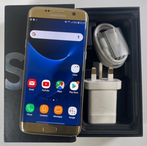 Samsung Galaxy S7 edge SM-G935F 32GB Gold Unlocked Average Condition Grade C 628