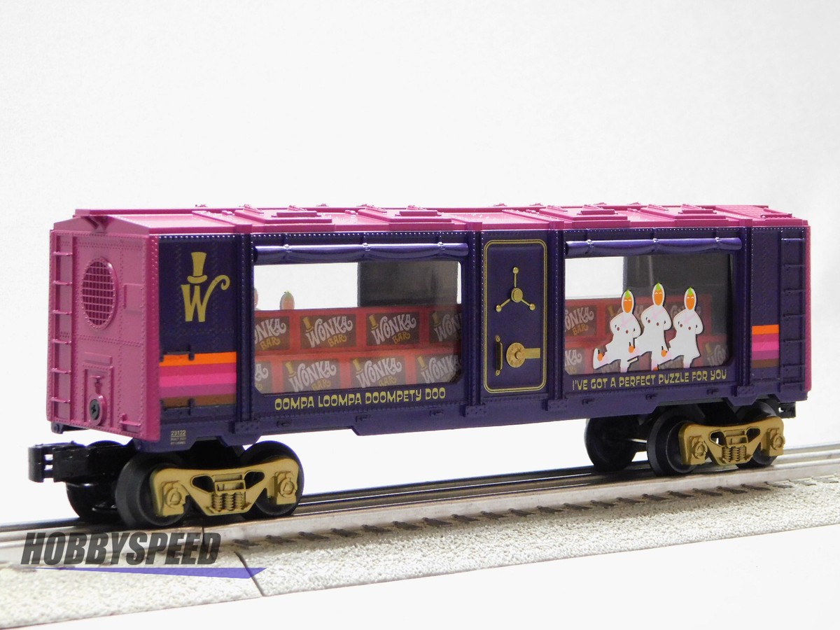 LIONEL WILLY WONKA & THE CHOCOLATE FACTOR BAR CAR movie train