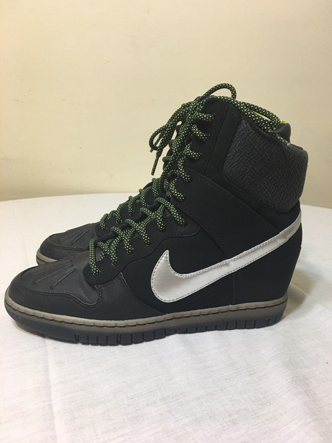 nike dunk sky hi sneakerboot black