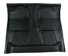 Black Vinyl Floor Mat - replaces carpet 2008-2016 Ford F350 super duty std cab 