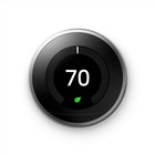 Google Nest T3007ES Wi-Fi Learning Thermostat - Stainless Steel [3rd Generation]