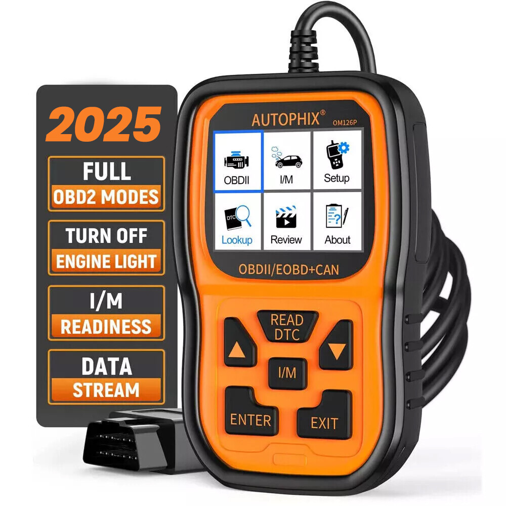 AUTOPHIX OM126P OBDII Scanner Car Code Reader Diagnostic Scan Tool Check Engine-image