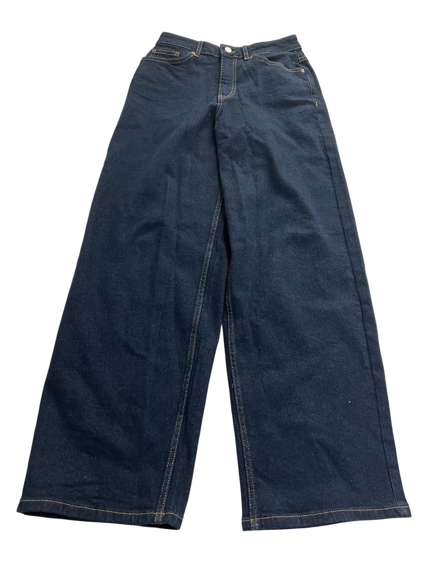 Miss Selfridge Wide Leg Jeans in Blue