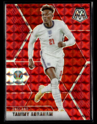 2021 Panini Mosaic UEFA EURO #105 Tammy Abraham Mosaic Red card