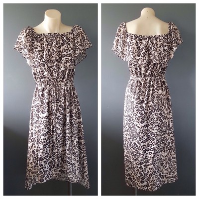 portmans leopard print dress