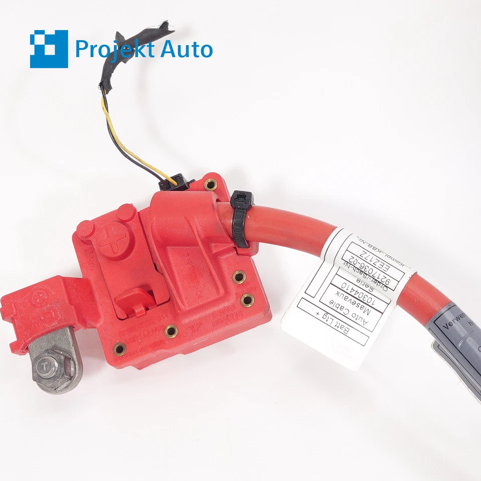 Cable de batería 10-19 OEM BMW positivo con poste 9217036 F10 E82 F13 F06 F12 F07 Foto 2 de 4