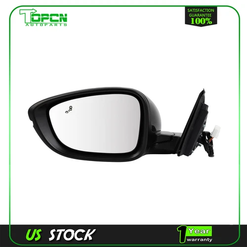 Driver Side Mirror Power Heated Turn Signal BSM 8 PIN For 2018 Honda ACCORD
